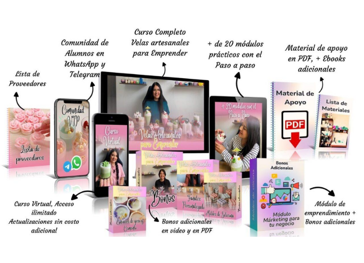 Aprender a hacer velas Artesanales como emprendimiento